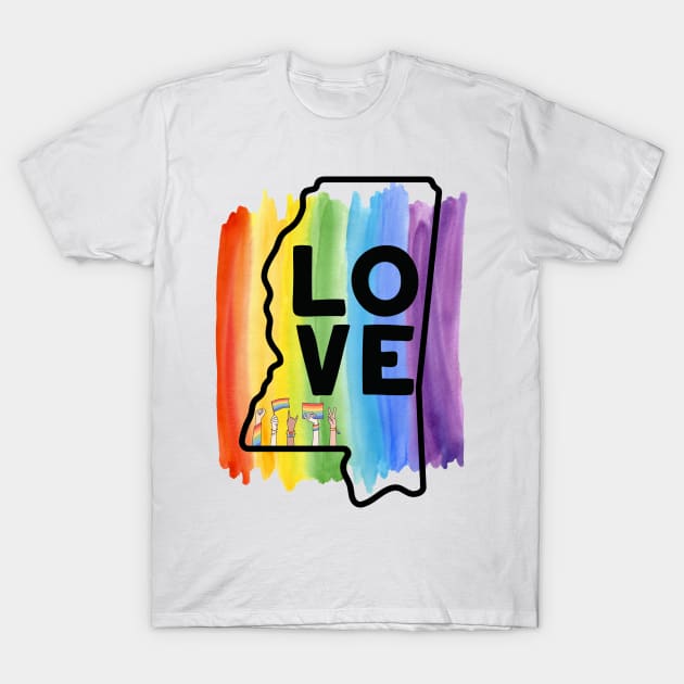 Mississippi Pride T-Shirt by Twisted Kitty Studio